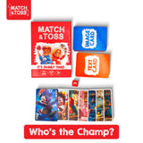 Match and Toss  Family Card Game
