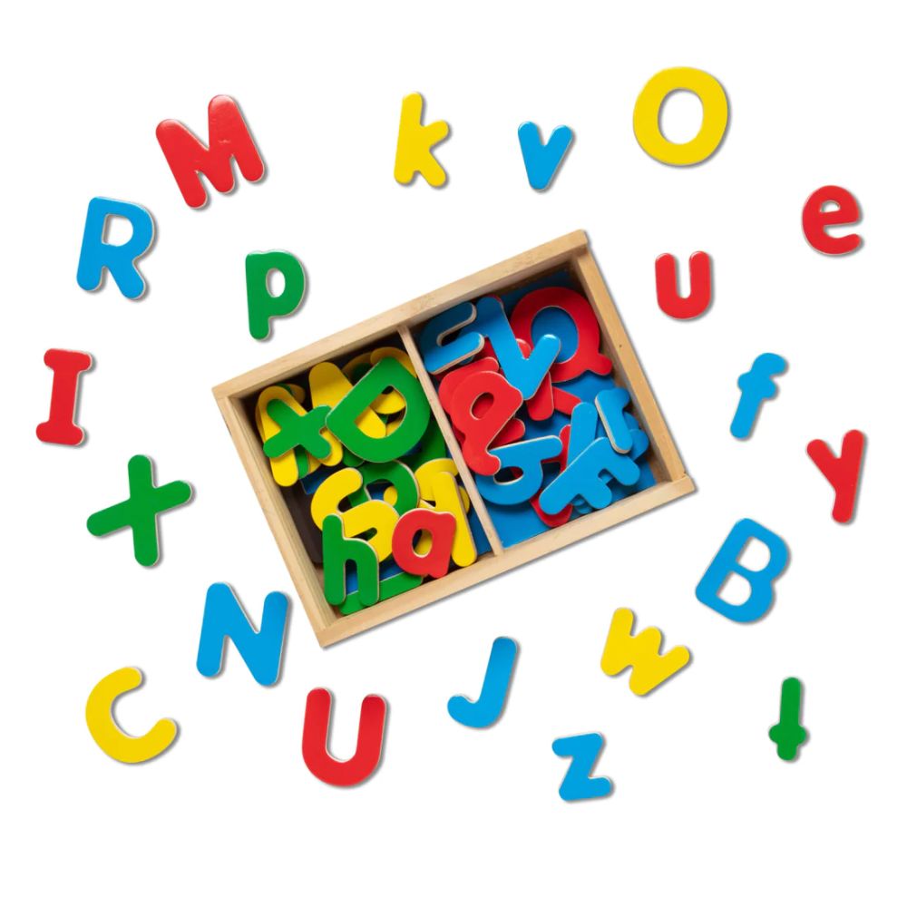 Melissa & Doug - Wooden Letter Alphabet Magnets