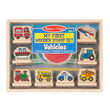 Melissa & Doug My First Wooden Stamp Set - Vehicles