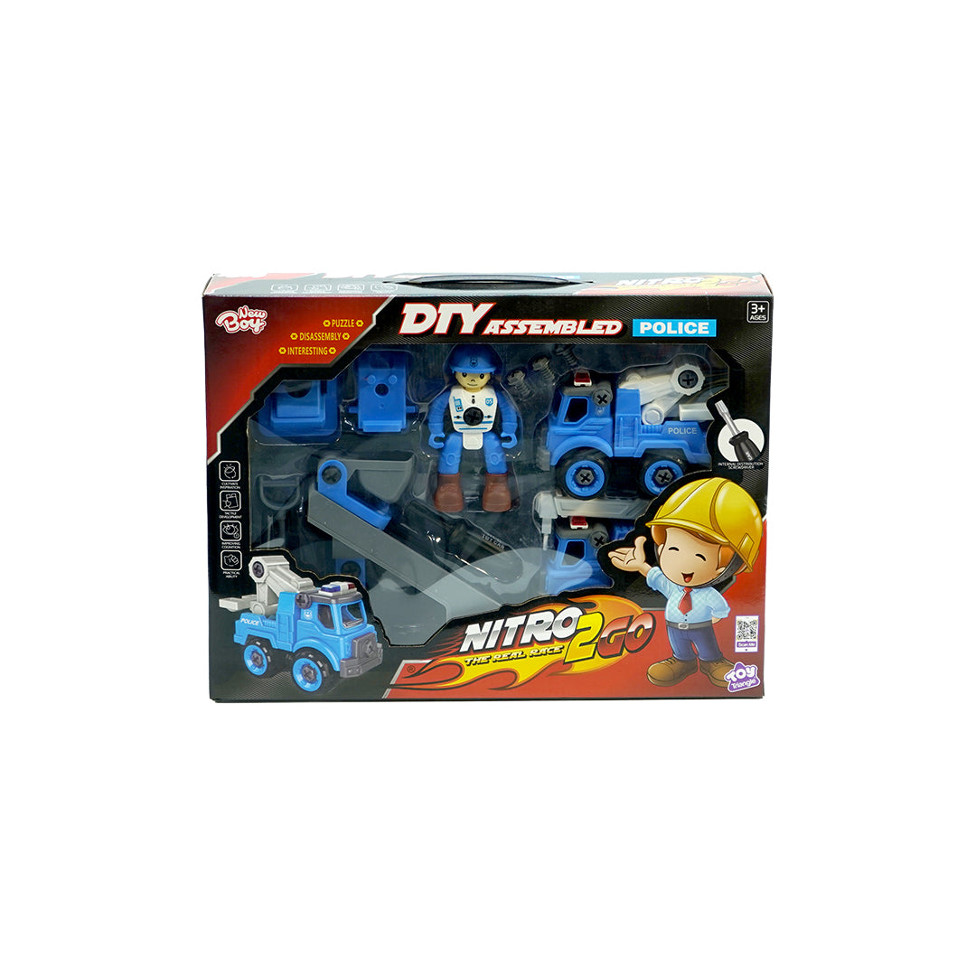 Nitro2Go Assembling Car Set Police