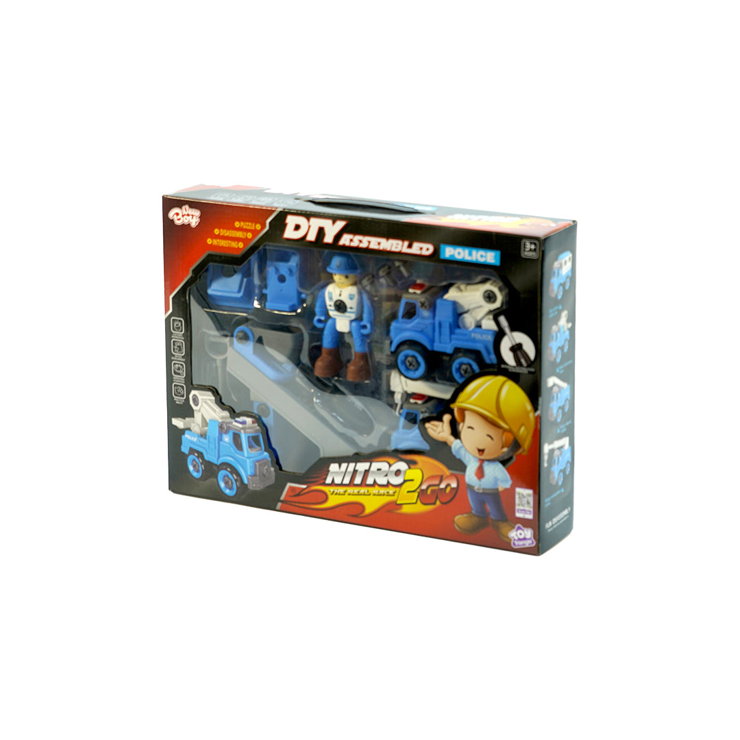 Nitro2Go Assembling Car Set Police
