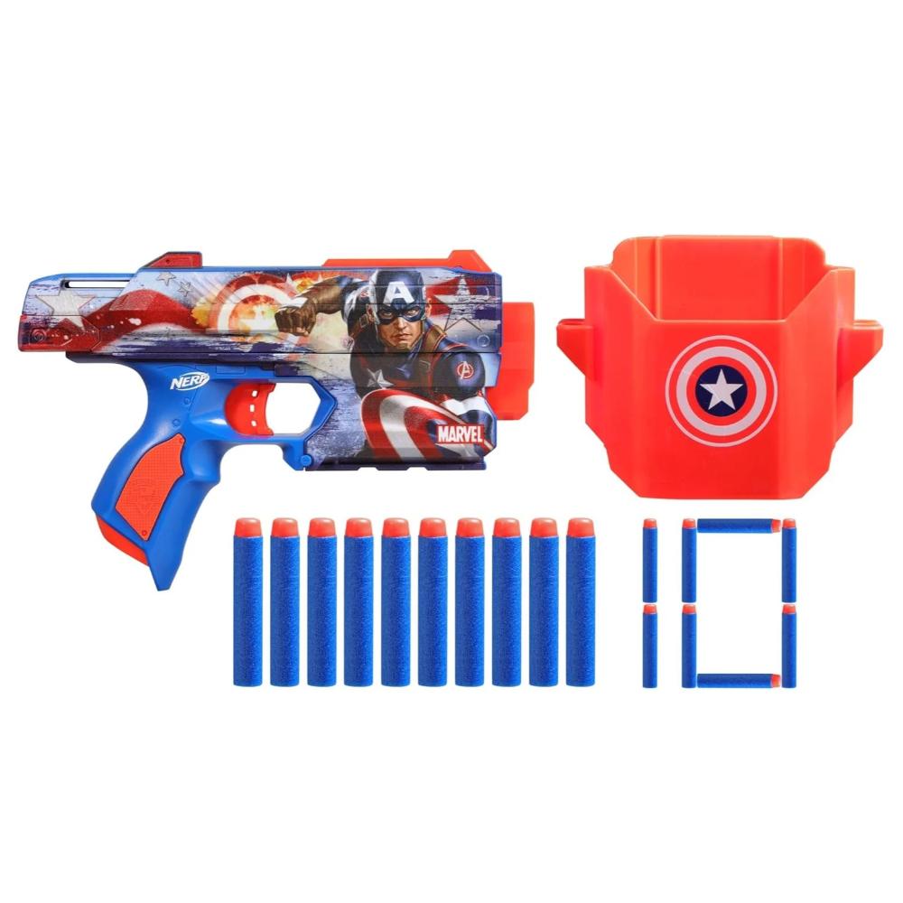 Nerf Marvel Captain America Dart Blaster Nerf Marvel Captain America Dart Blaster