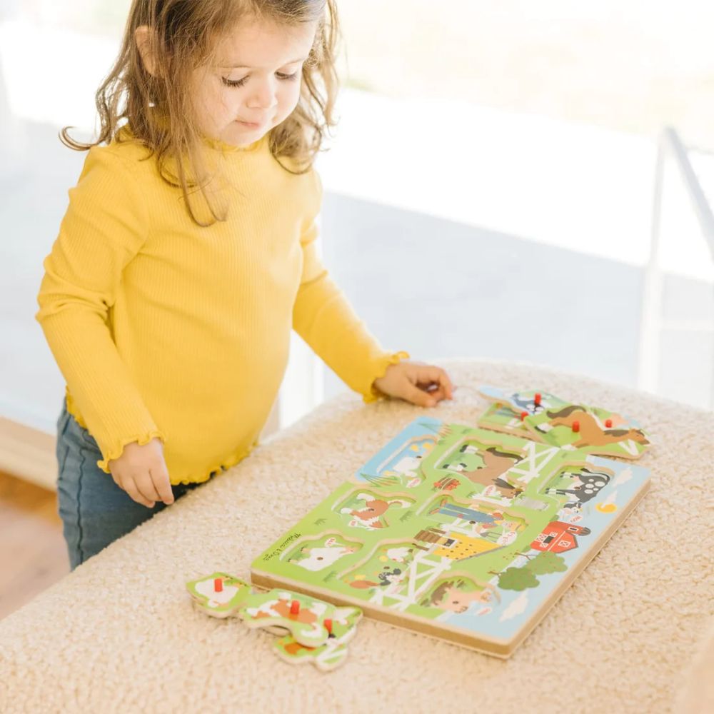 Melissa & Doug Sound Puzzle Old MacDonald's Farm