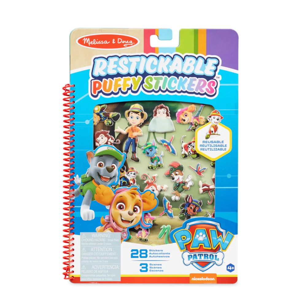 Melissa & Doug - Paw Patrol Puffy Sticker Pad Jungle