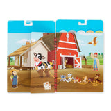 Melissa & Doug - Paw Patrol Restickable Stickers Flip-Flap Pad Adventure Bay