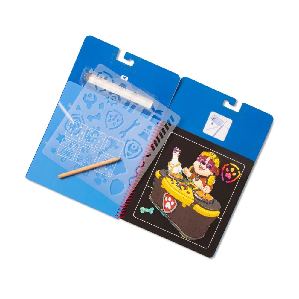 Melissa & Doug - Paw Patrol Scratch Art Pad Chase