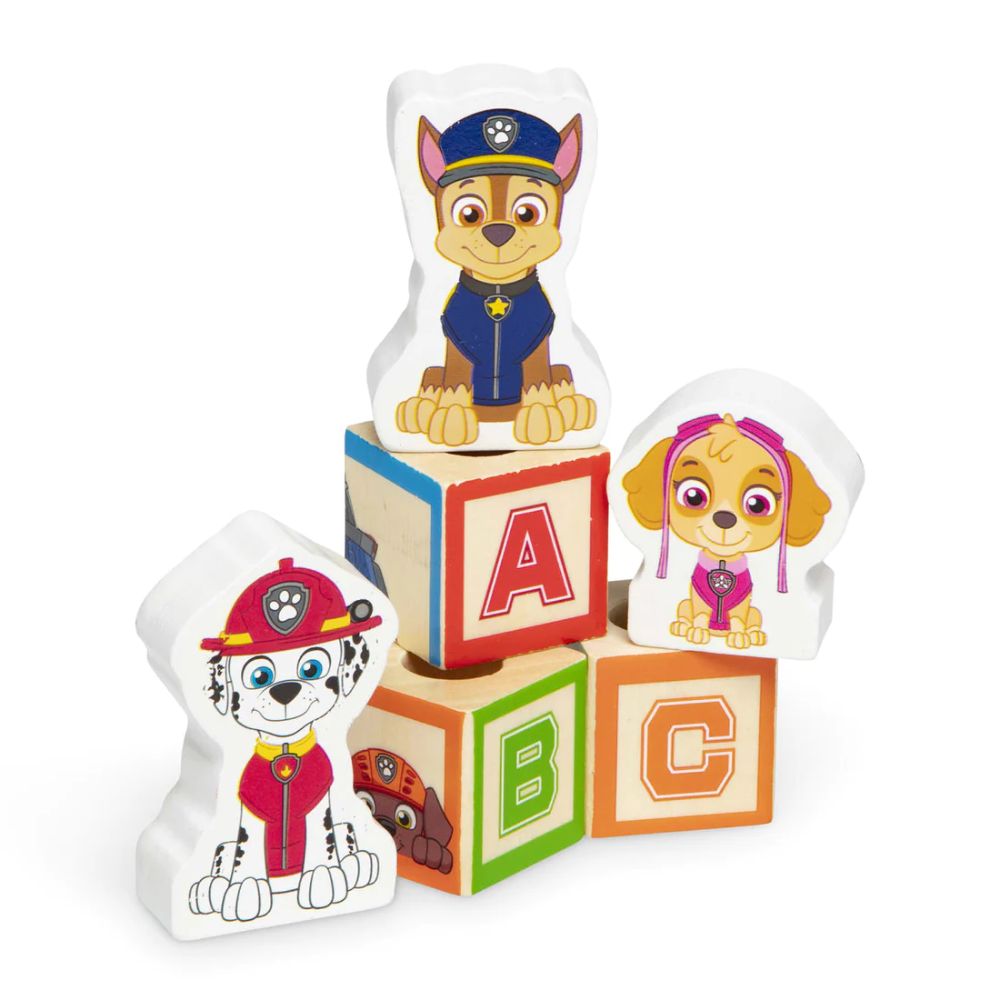 Melissa & Doug - Paw Patrol Wooden ABC Block Truck – Toys4me