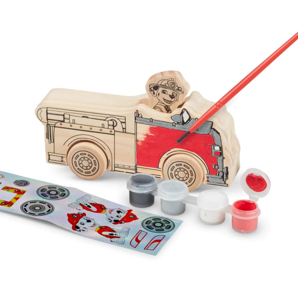 Melissa & Doug - Patrol Wooden Craft Kit Vehicles