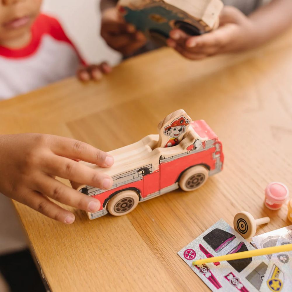 Melissa & Doug - Patrol Wooden Craft Kit Vehicles