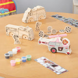 Melissa & Doug - Patrol Wooden Craft Kit Vehicles