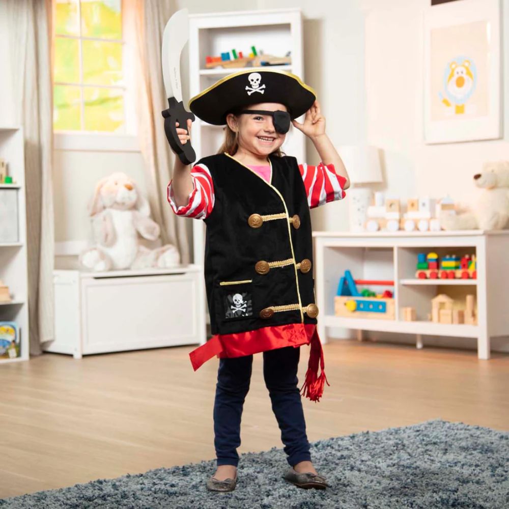 Melissa & Doug - Pirate Role Play Costume Set