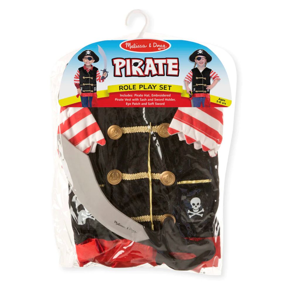 Melissa & Doug - Pirate Role Play Costume Set