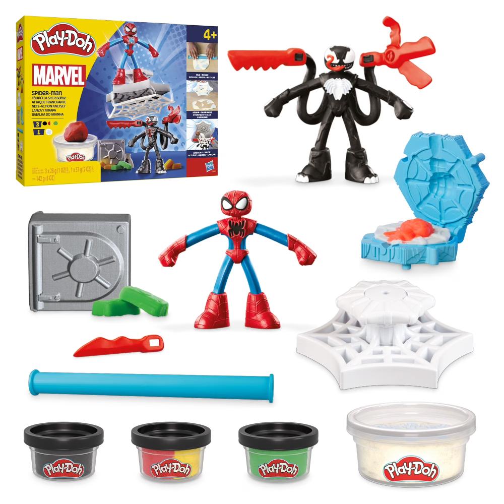 Play-Doh Marvel Spider-Man Launch & Slice Battle Playset Play-Doh Marvel Spider-Man Launch & Slice Battle Playset