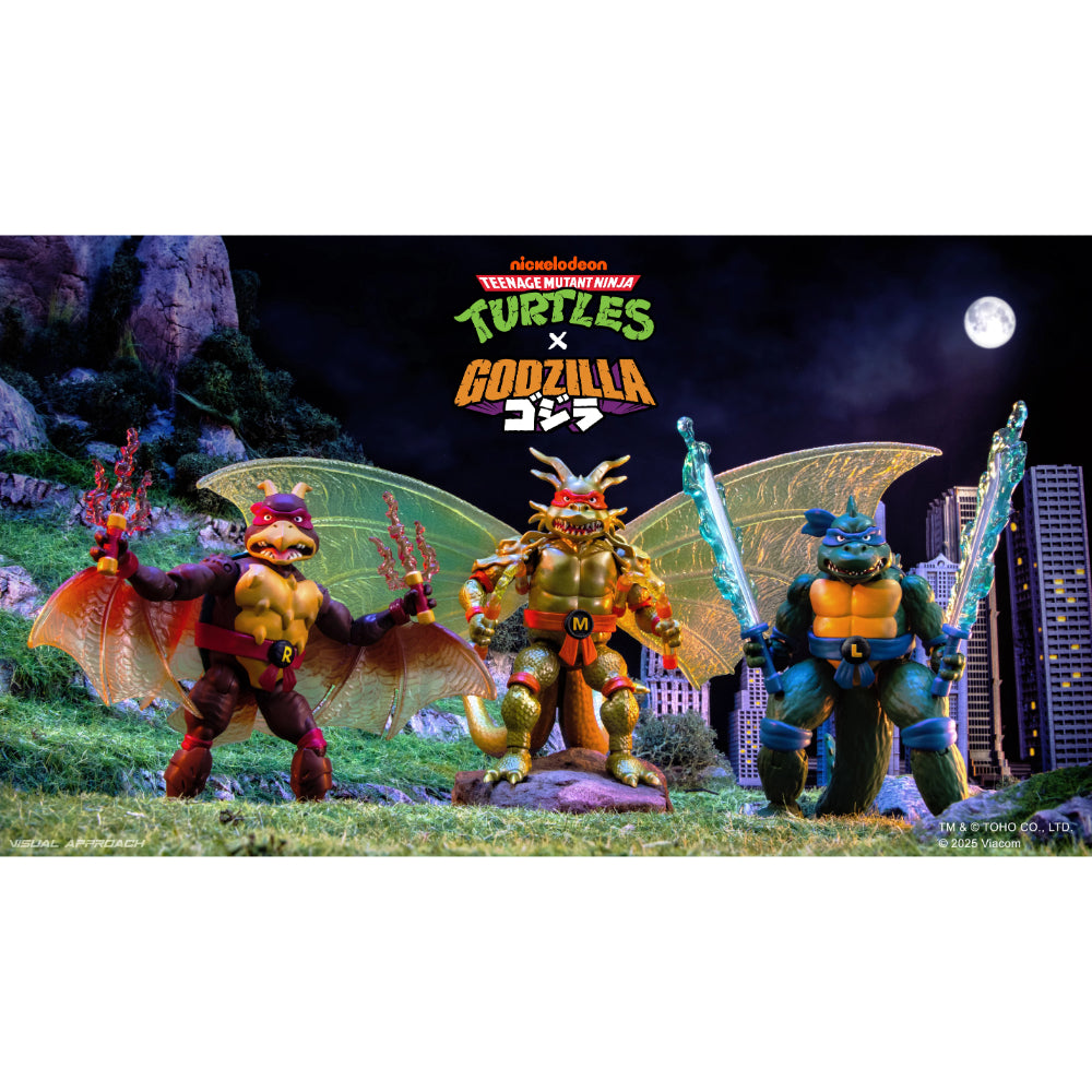 TMNT x Godzilla by Playmates Does Action Figure Mashups Right