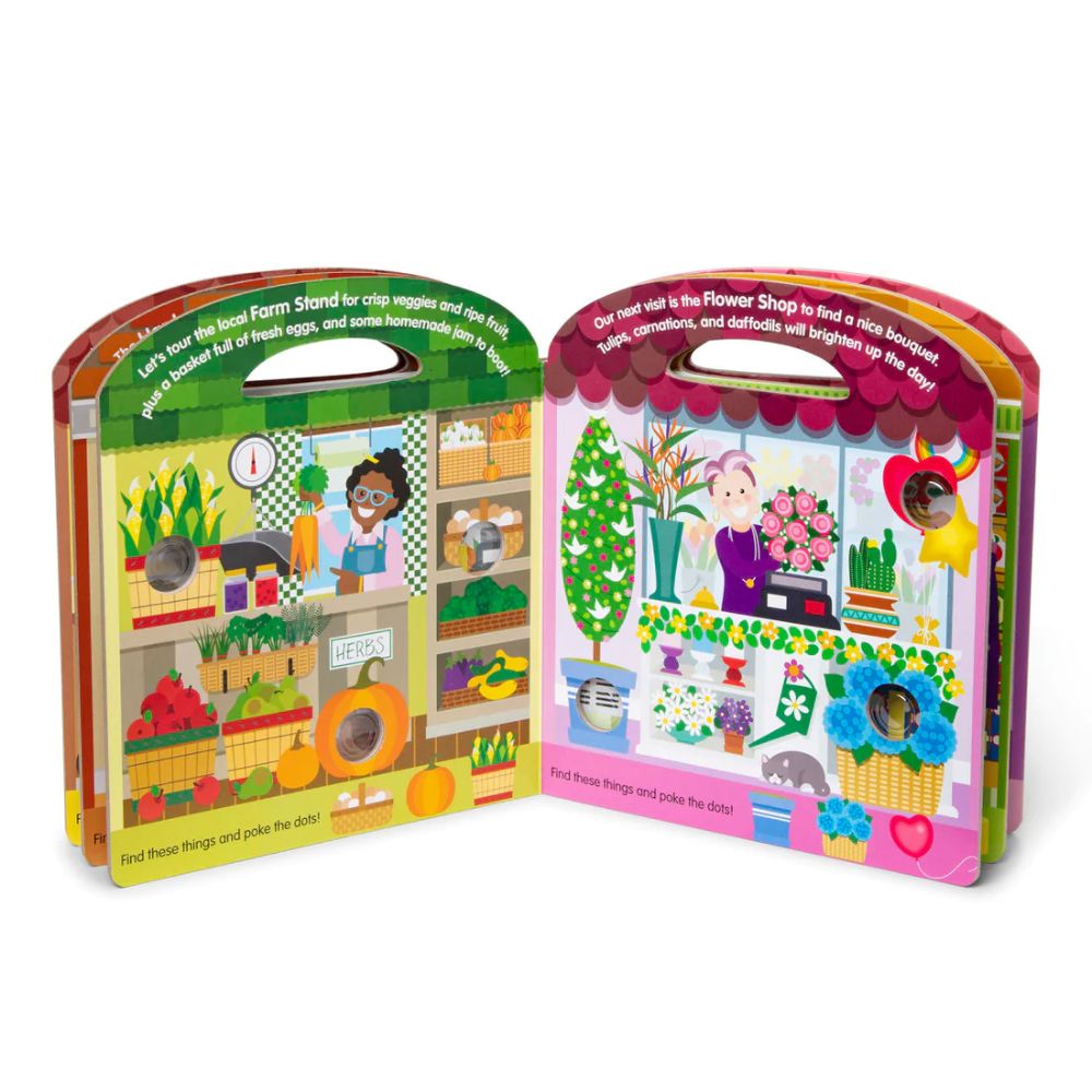 Melissa & Doug - Poke-a-Dot: All Around Our Town – Toys4me