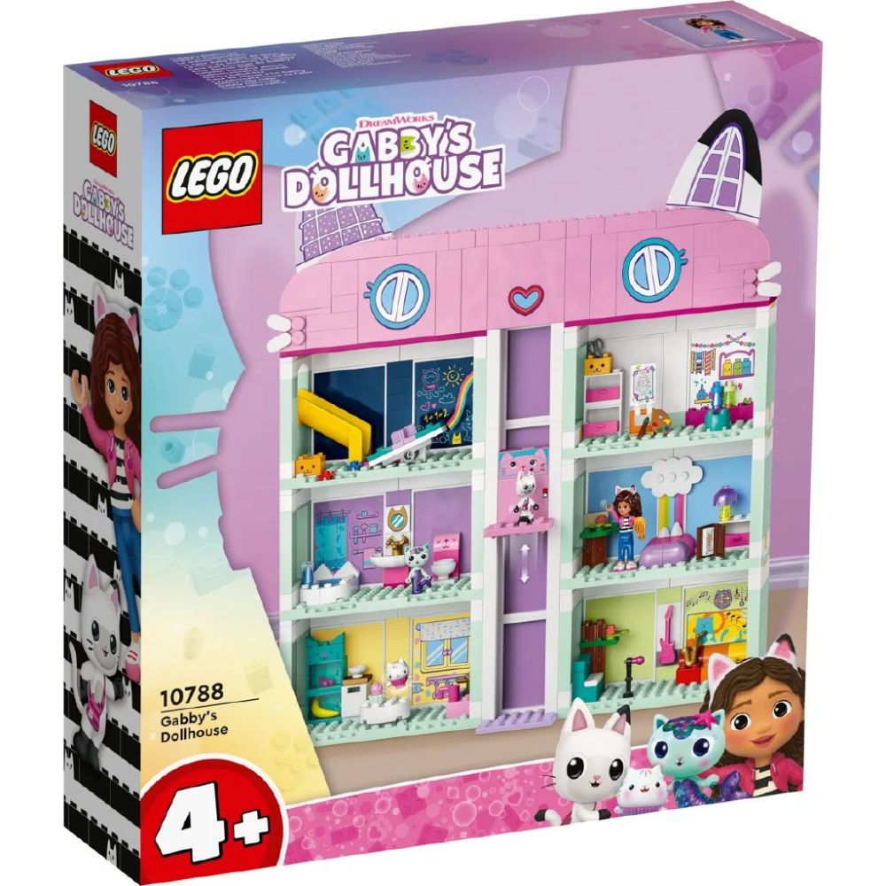 Lego Gabbyâ€™s Dollhouse 10788 Building Toy Set (498 Pieces)