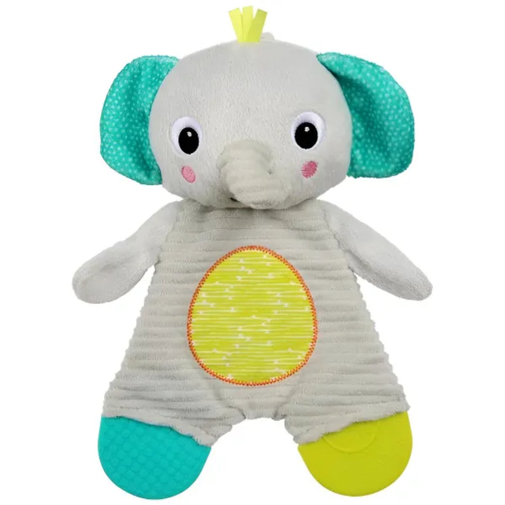 Bright Starts Snuggle Teethe Plush Peg Elephant