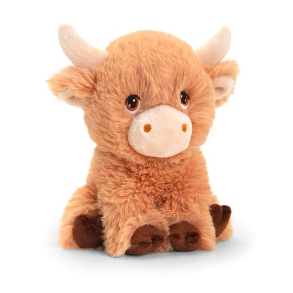 Keel Toys Keeleco 18cm Shaggy Highland Cow