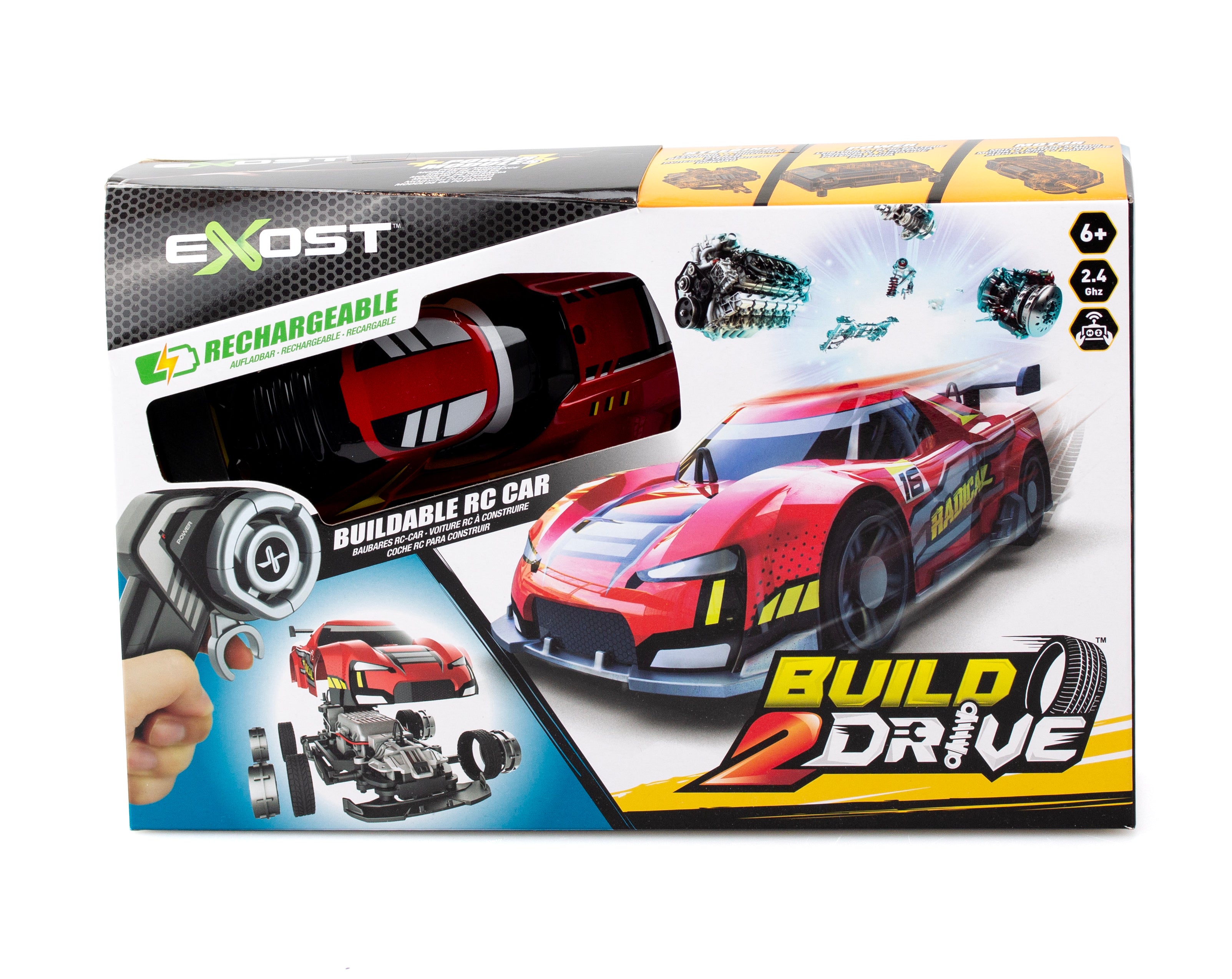 Exost Build 2 Drive Race Car Assorted Exost Build 2 Drive Race Car Assorted
