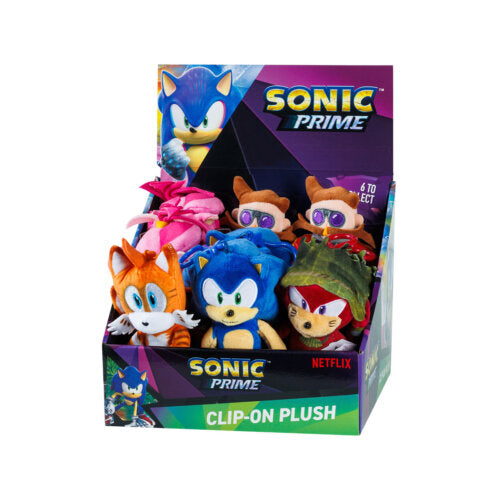 Sonic Clip On Plush Assorted