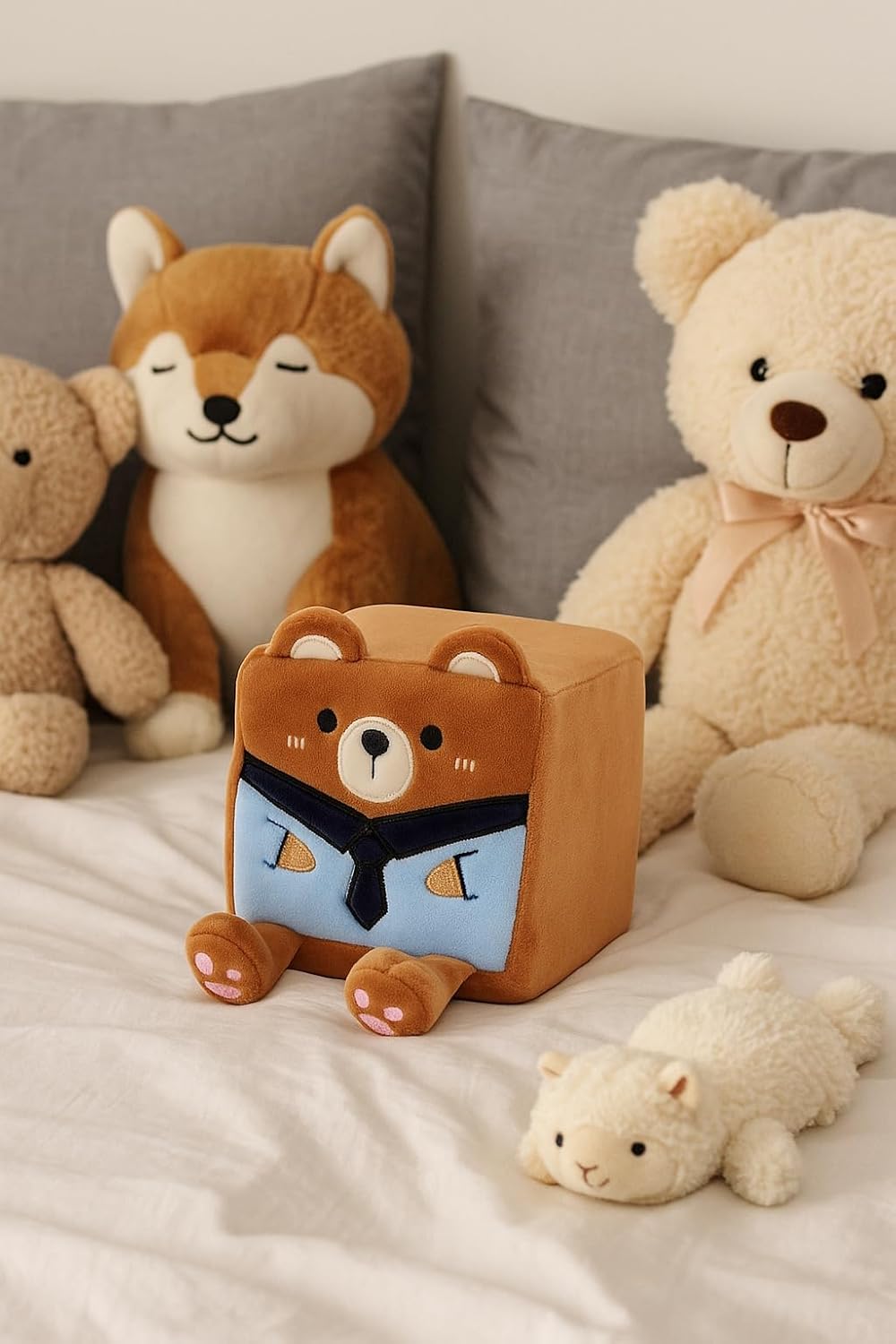Square Pals Bear 10cm