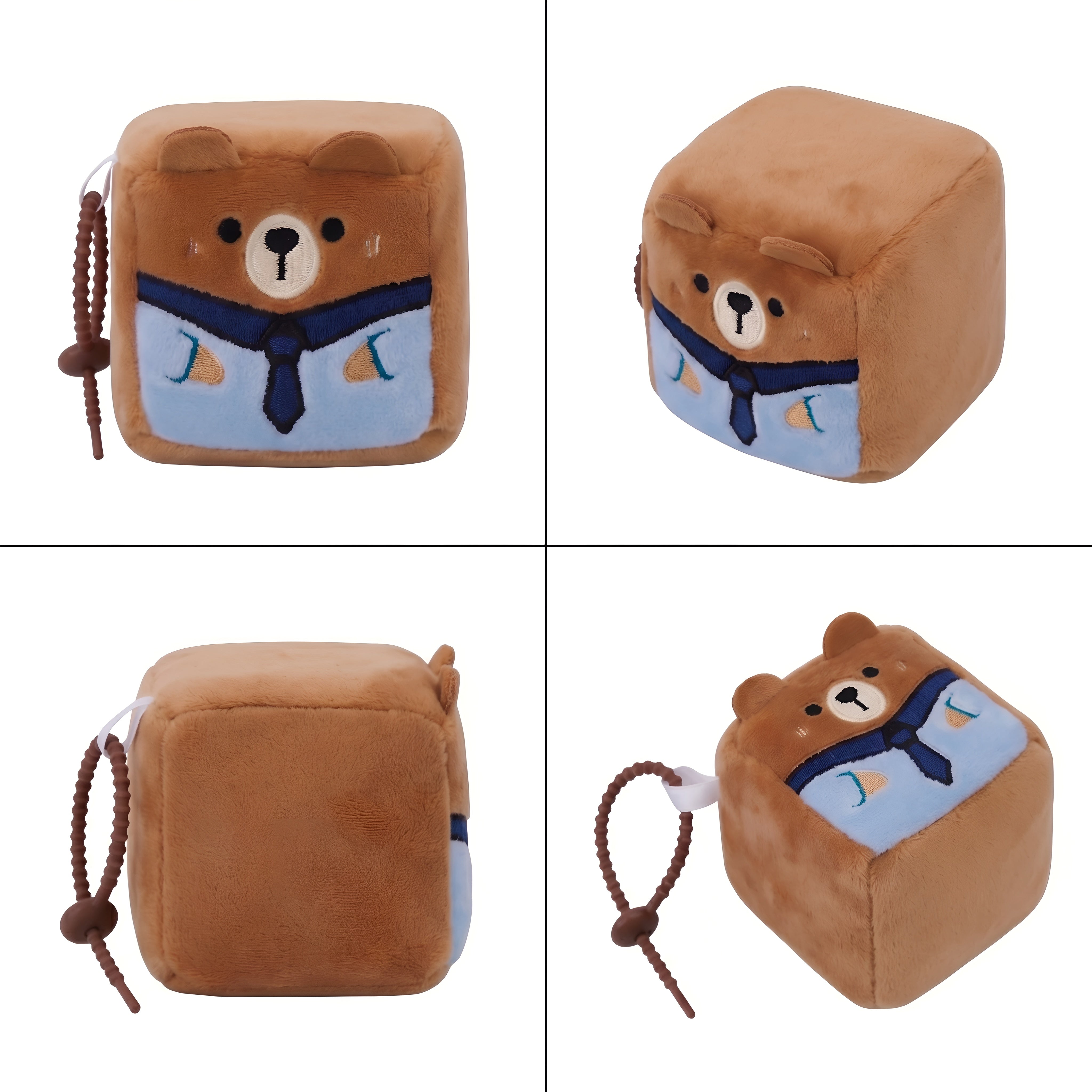 Square Pals Bear 7cm