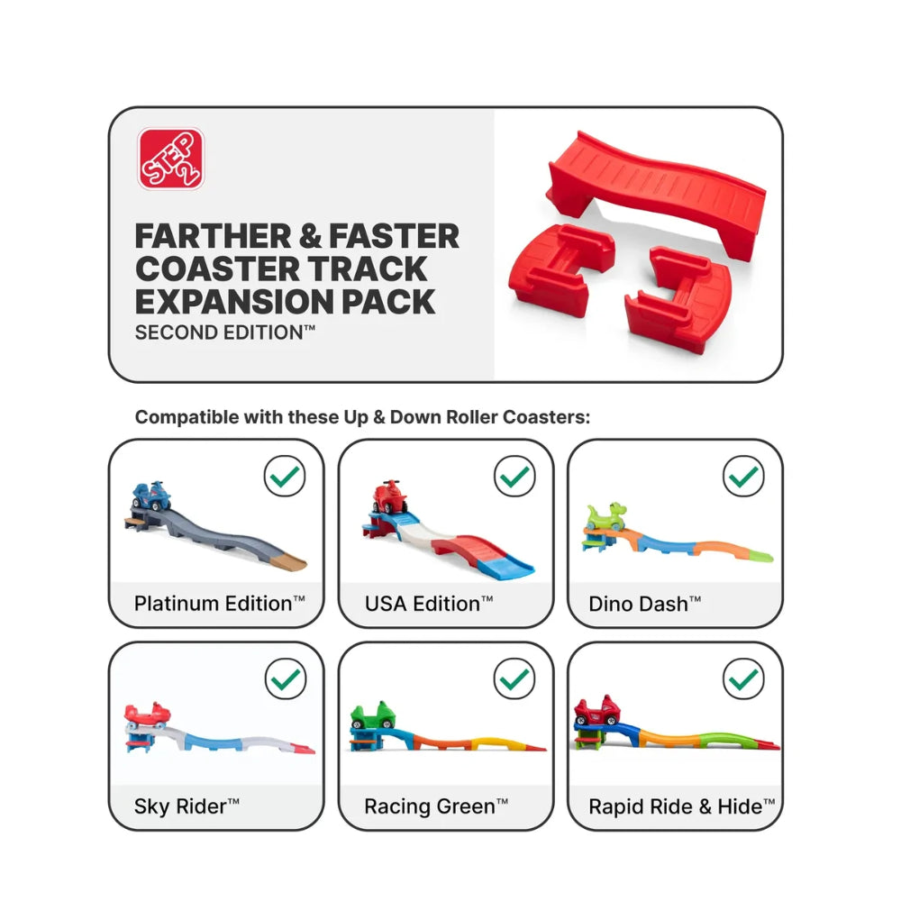 Step 2 Farther & Faster Coaster Track Expansion Pack Second Edition