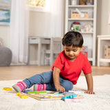 Melissa & Doug - Safari Chunky Puzzle - 8 Pieces