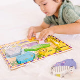 Melissa & Doug - Safari Chunky Puzzle - 8 Pieces