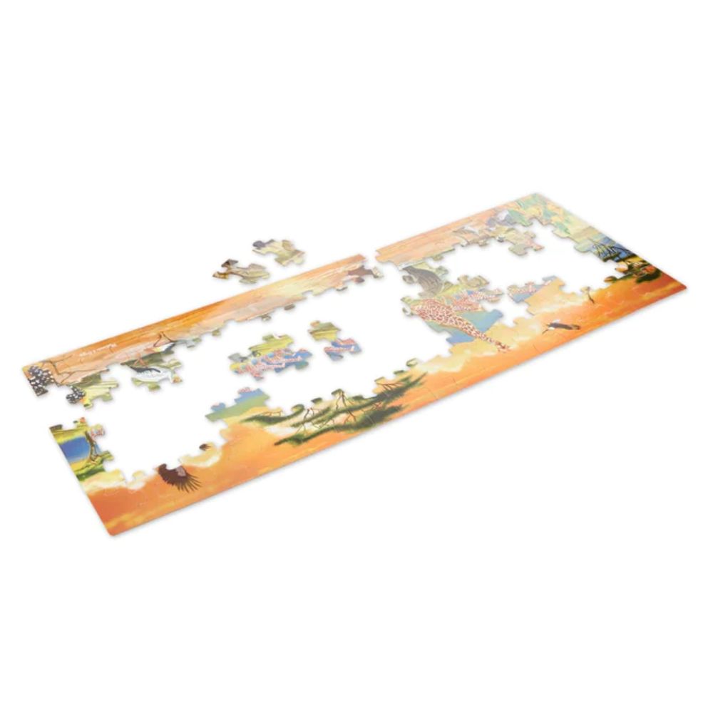 Melissa & Doug - Safari Floor Puzzle 100 Pcs