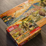 Melissa & Doug - Safari Floor Puzzle 100 Pcs
