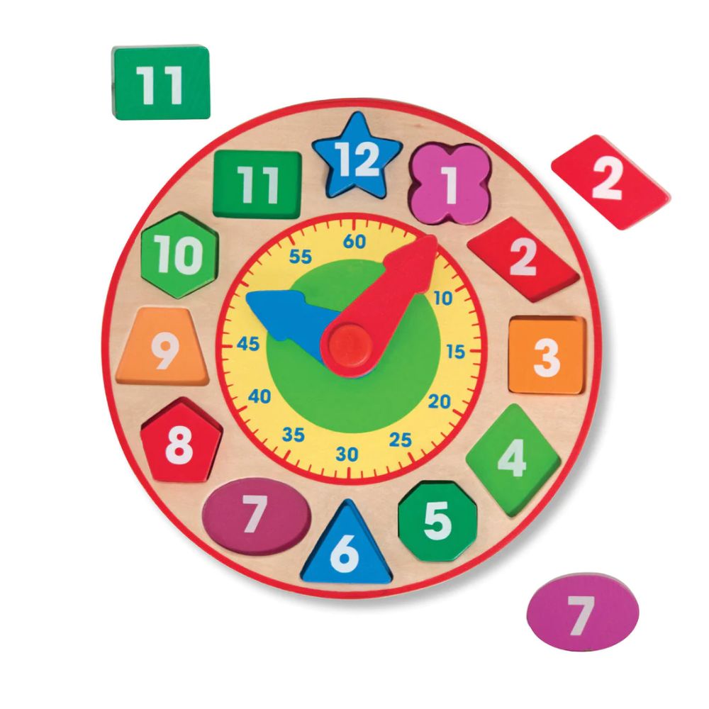 Melissa & Doug - Shape Sorting Clock