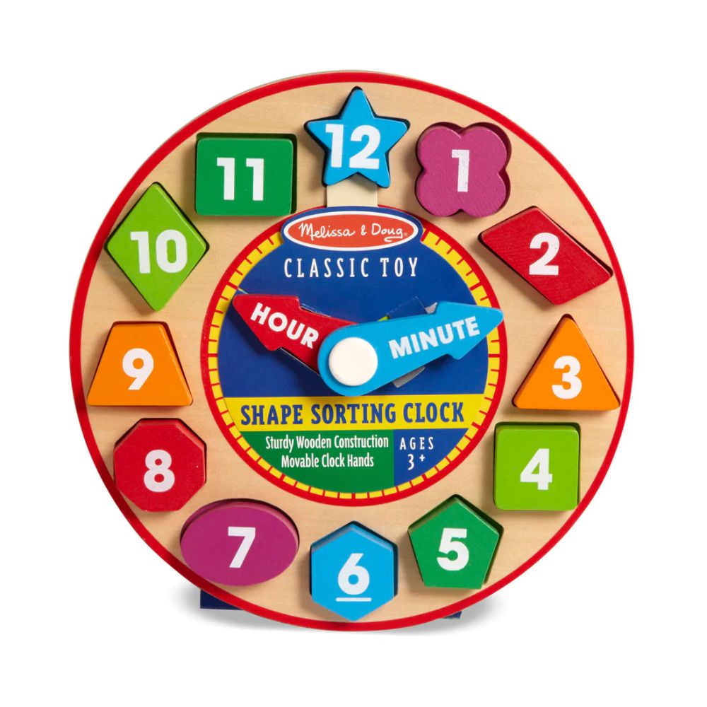 Melissa & Doug - Shape Sorting Clock