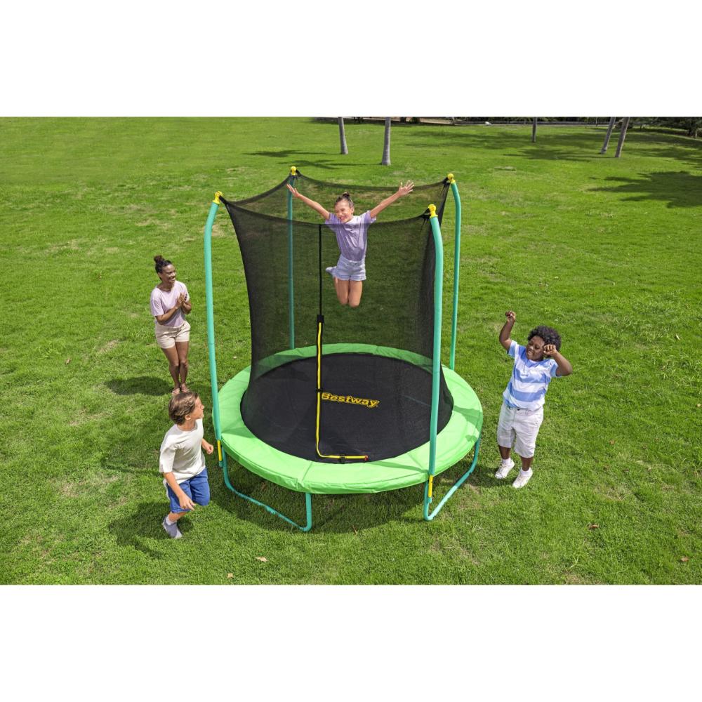 Bestway Xtreme Air Trampoline, Green, Youth 6+ 2.44M X 2.50M Bestway Xtreme Air Trampoline, Green, Youth 6+ 2.44M X 2.50M