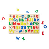 Melissa & Doug - Wooden Alphabet Upper & Lower Case