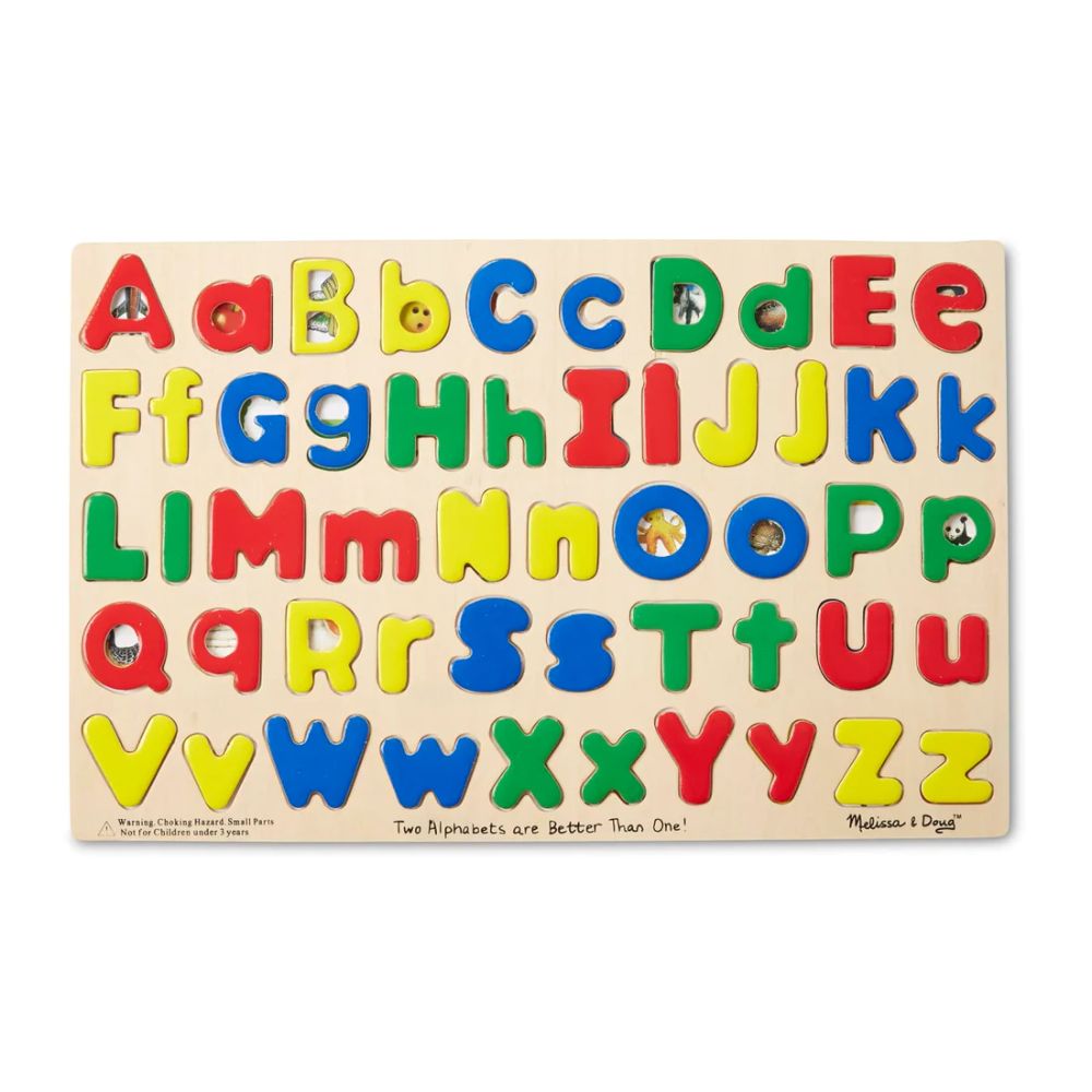 Melissa & Doug - Wooden Alphabet Upper & Lower Case