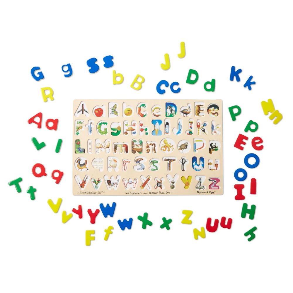 Melissa & Doug - Wooden Alphabet Upper & Lower Case