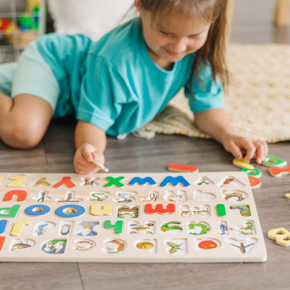 Melissa & Doug - Wooden Alphabet Upper & Lower Case