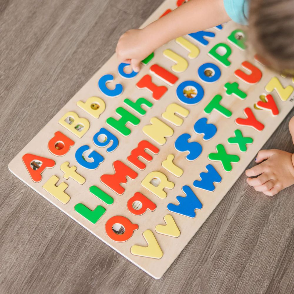 Melissa & Doug - Wooden Alphabet Upper & Lower Case