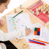Melissa & Doug - Wooden Favorite Things Stamp Set