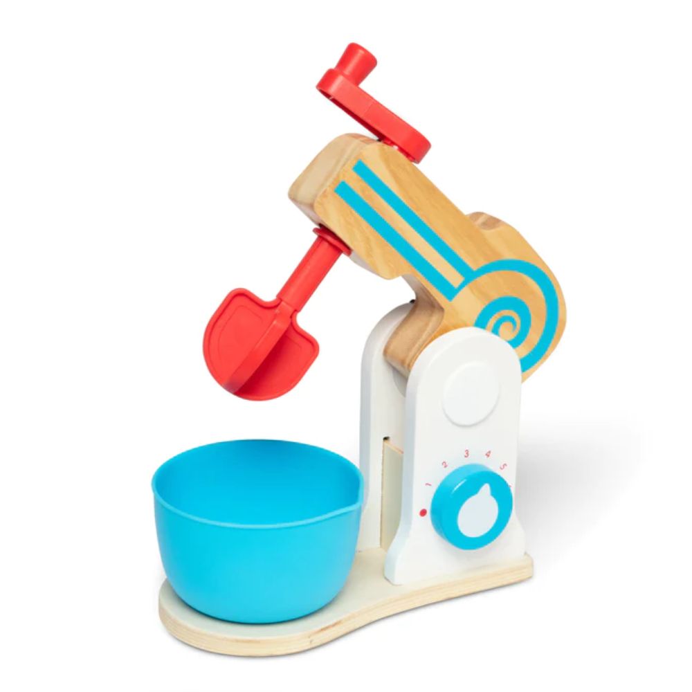 Melissa & Doug - Wooden Make-a-Cake Mixer Set
