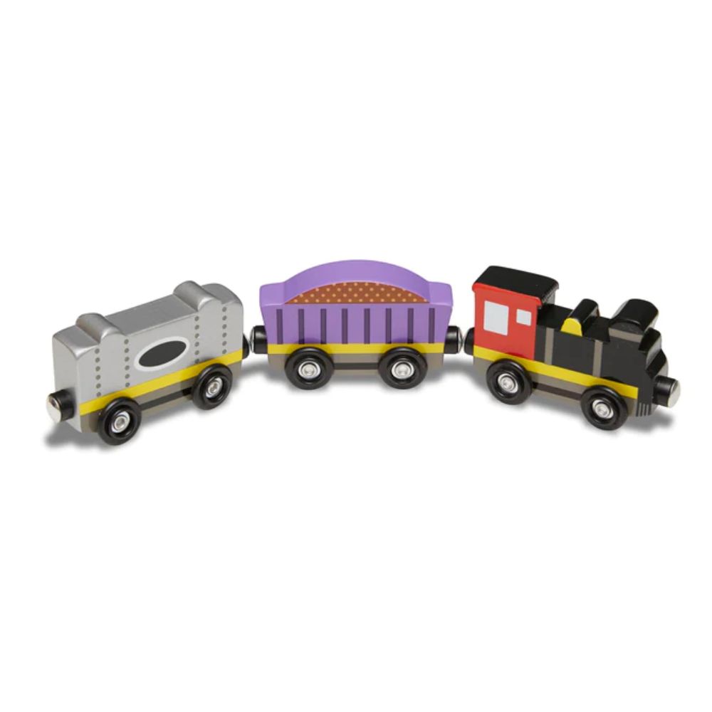 Melissa & Doug - Wooden Train Cars