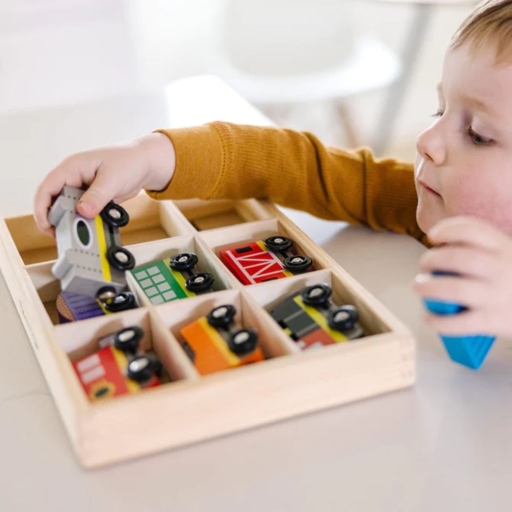 Melissa & Doug - Wooden Train Cars