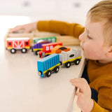 Melissa & Doug - Wooden Train Cars