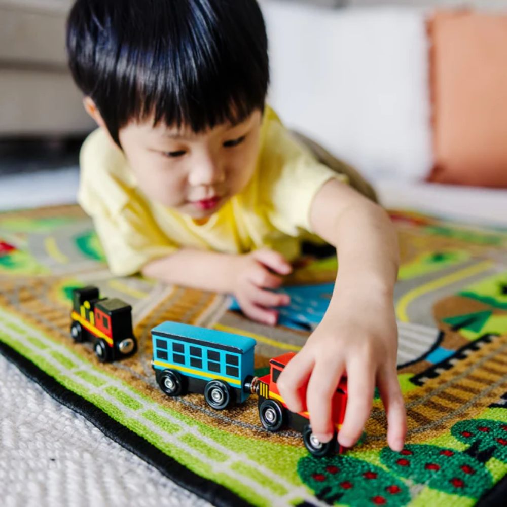 Melissa & Doug - Wooden Train Cars