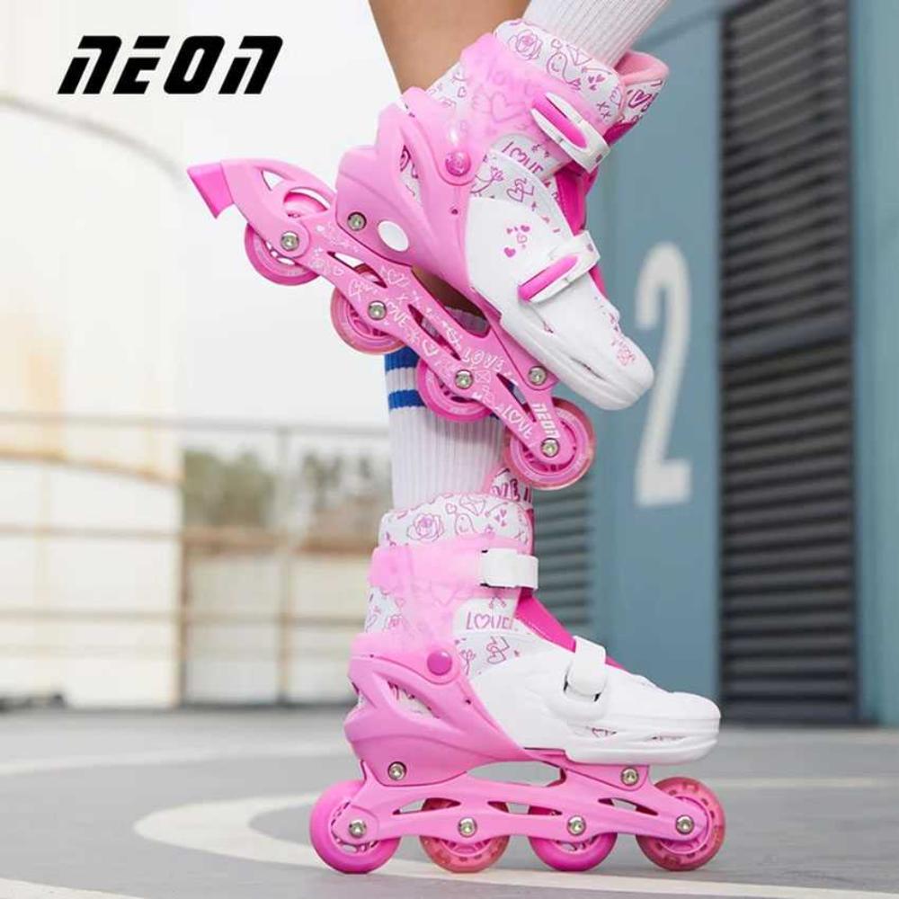 NEON PRO SKATES PINK NEON PRO SKATES PINK