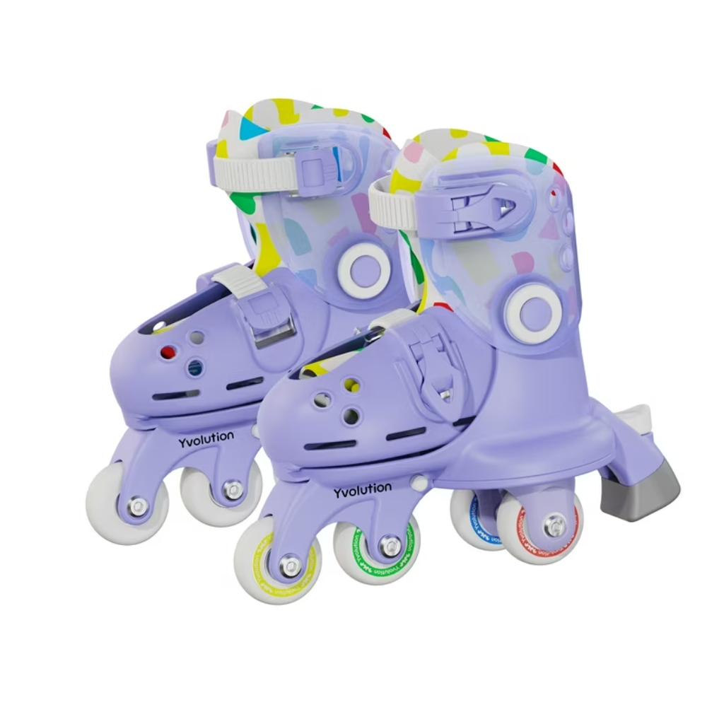 YVOLUTION TWISTA SKATES 711 PURPLE