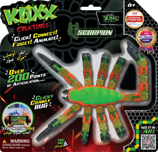Klixx Creaturez Scorpion – Toys4me