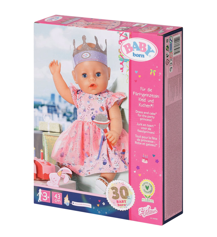 Baby Born Del Happy Birthday Set