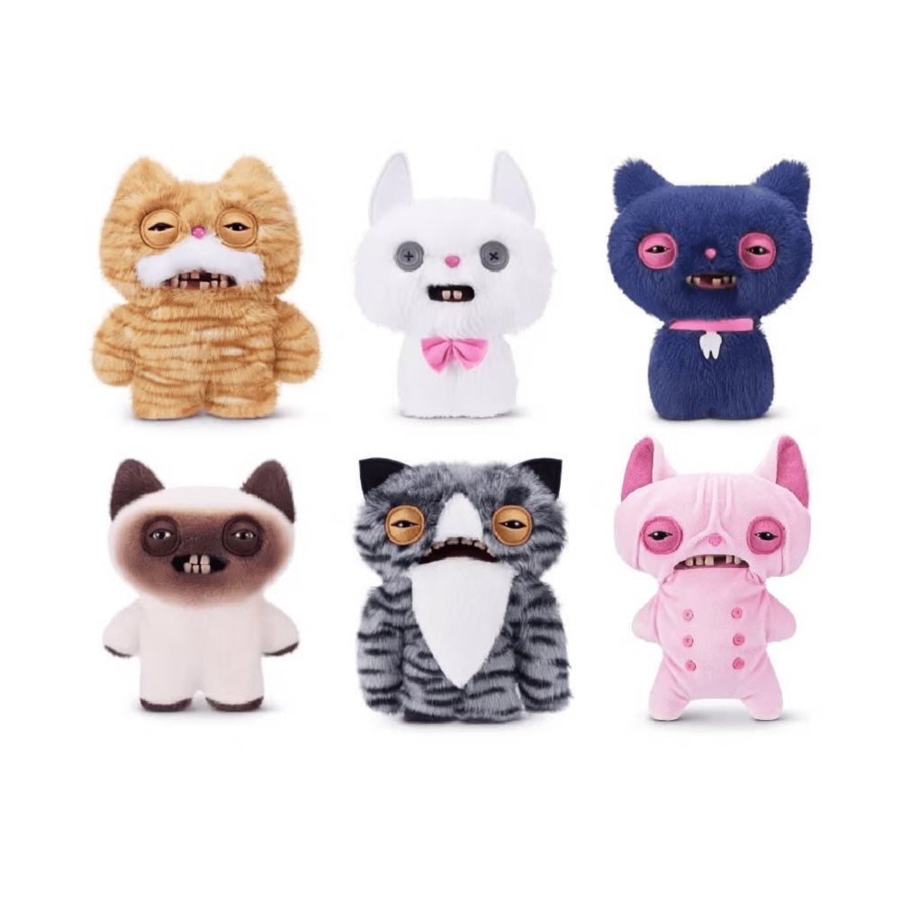 Fuggler Non Licensed 9 Core Alley Cats Plush Assorted